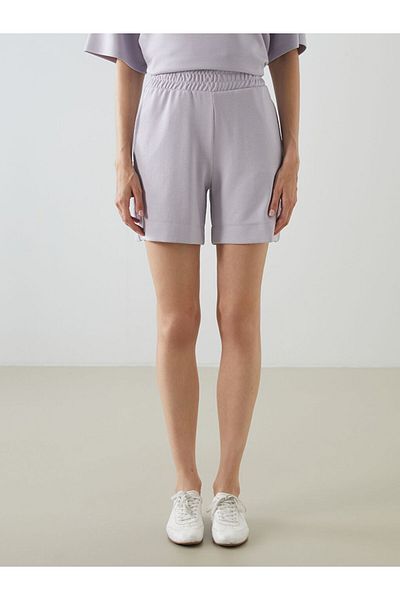 LC Waikiki Sari Beli Elastic Women's Shorts