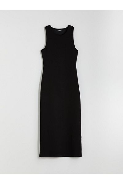 LC Waikiki Xside Black Crew Neck Bodycon Dress