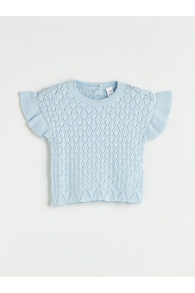 LC Waikiki Lcw Short Sleeve Girl's Knitwear Sweater Fast Fashion