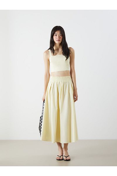 LC Waikiki Xside Sari Buy Elastic Poplin Skirt