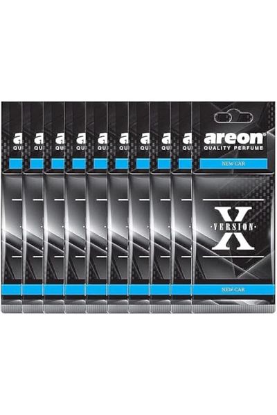 Areon - Air Freshener X Version New Car - Pack of 10