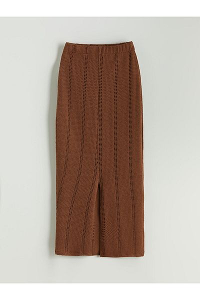 LC Waikiki New Season Openwork Skirt with Elastic Waist - S5Pp70Z8