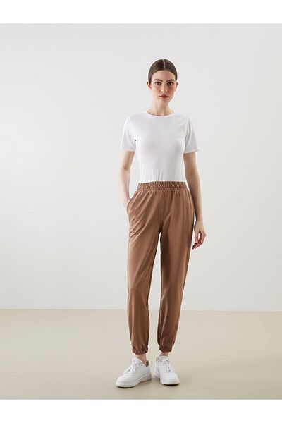 LC Waikiki Pantaloni de sport Jogger pentru femei cu talie elastică de sezon nou - S5KC43Z8