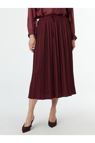 LC Waikiki Pleated Skirt with Elastic Waist