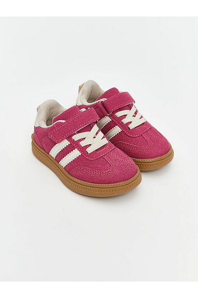 LC Waikiki Baby Girl's Sports Shoes with Laces and Velcro