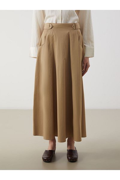 LC Waikiki Flared Skirt with Elastic Waist