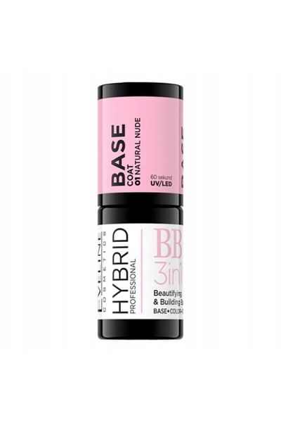 BASE Hybrid BB Nail Polish 3 in 1 Protection / 01 Natural Nude -