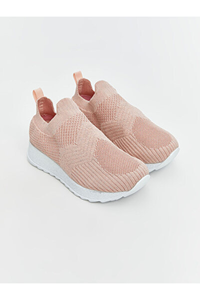 LC Waikiki Pink Glitter Detailed Women's Sneakers