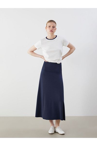 LC Waikiki Lcw Elastic Waist Tight Fit Skirt Fast Fashion