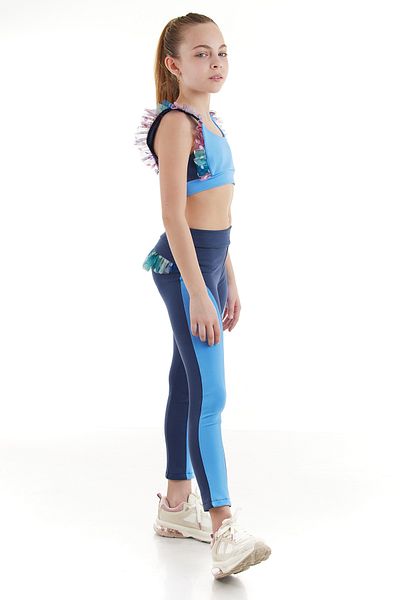 Colorinas Hilda Ruffle Leggings Tank Set