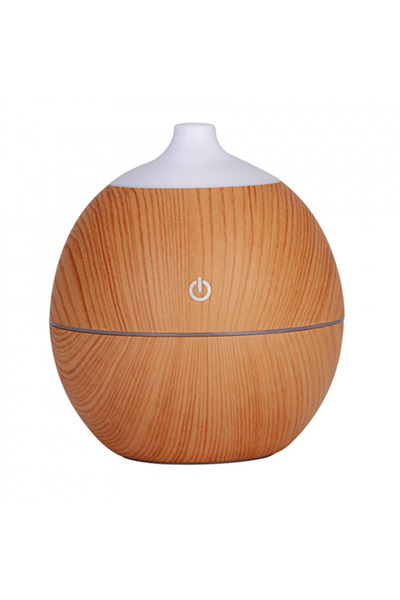 SIKS Umidificator cu ultrasunete, difuzor de arome, mini dispozitiv portabil pentru acasă, birou, formă rotundă