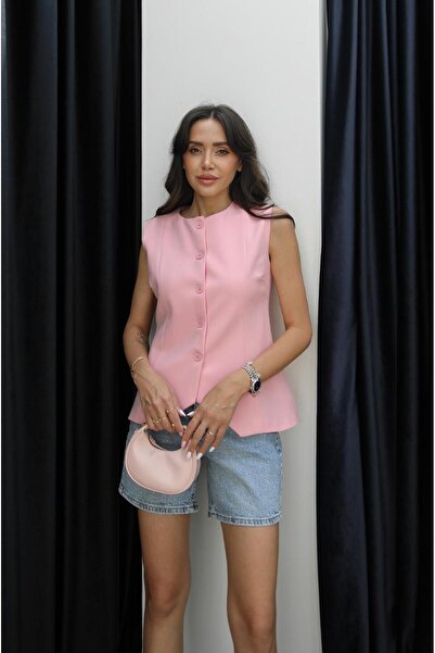 Havoş Pink Carine Vest
