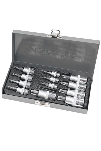 PROLINE Trusa Varfuri Torx T8-T60 Cu Adaptoare - 12P.