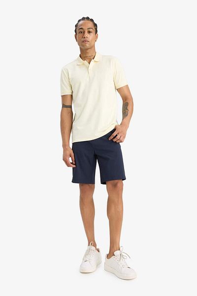 DeFacto Defactofit Slim Fit Tight Fit Polo Neck Sportsman Short Sleeve Pique Polo T-Shirt D9780Ax25Sp