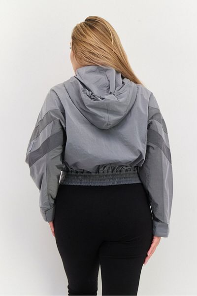 adidas Women Sportswear Fit Long Sleeve Outdoor Jacket, Grey