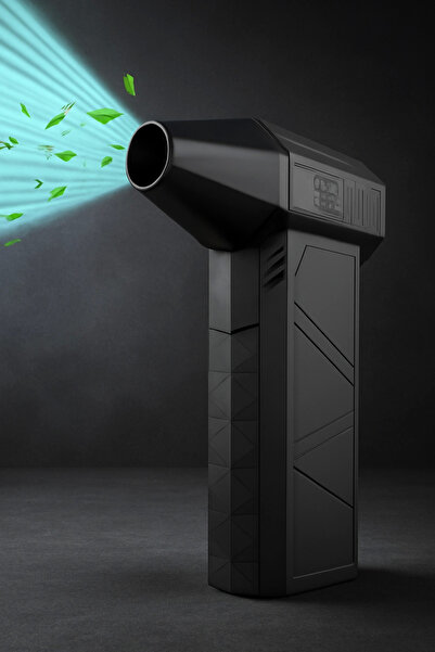 LaraThec Şarjlı Mini Turbo Jet Şiddetli Fan Vantilatör Yüksek Hızlı Fanı Güçl...