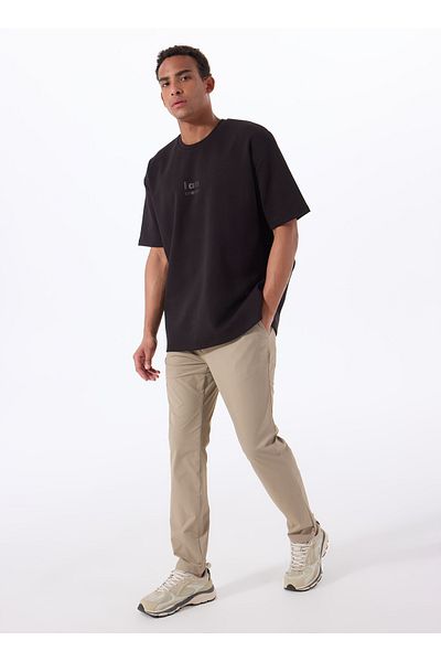 GMG FIRENZE Gmg Florence Normal Waist Normal Leg Slim Fit Beige Men's Trousers Gu25Mss01018