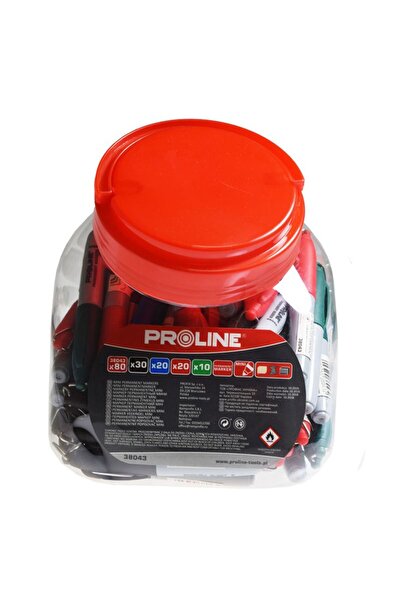 PROLINE Markere Scurte Color (N-30/A-20/R-20/V-10), 80/Set