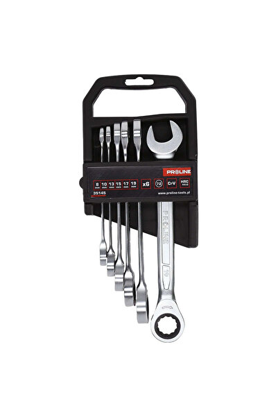 PROLINE Set Chei Combinate Clichet Cr-Va Forjate 8-19Mm - 6P.