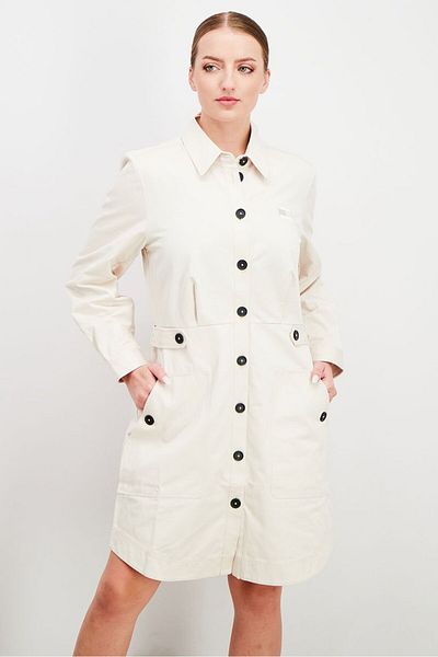 Tommy Hilfiger Women Plain Chino Dress, Alabaster