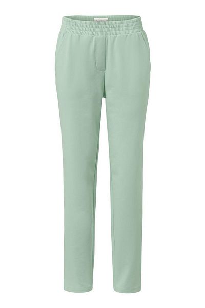Tchibo Women Solid Stretchable Jogger Pants, Light Green