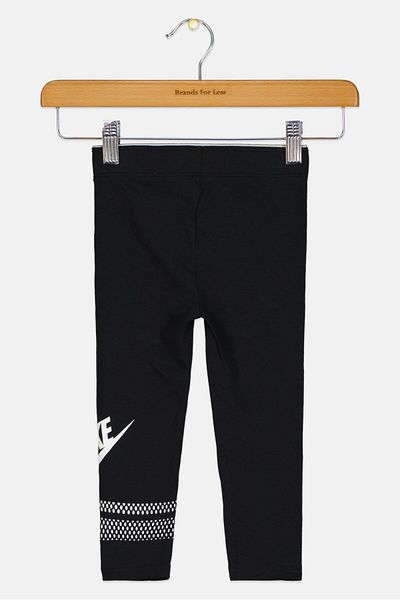 Nike Toddlers Girl Brand Logo Outdoor Tights, Black