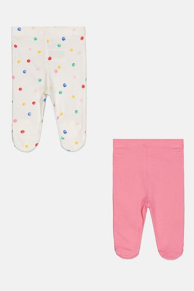 MOTHERCARE Toddlers Girl 2 Pieces Graphic Print Leggings, Multicolor