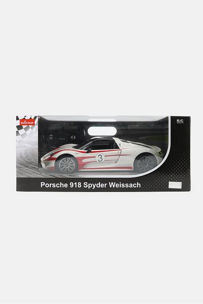 Rastar R/C Scale 1/14 Porsche 918 Spyder Weissach, White