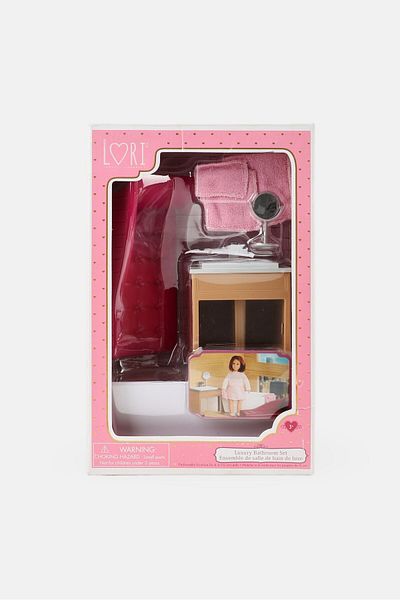 Lori Doll House Luxury Bathroom Set