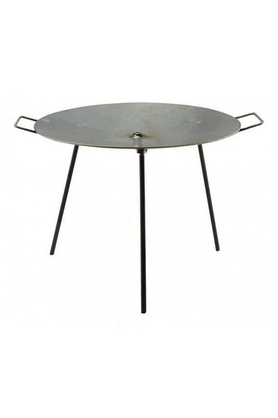 Perfect Home Disc Pentru Gratar, Metalic, Cu Picioare Si Agatator, 60x32 Cm,