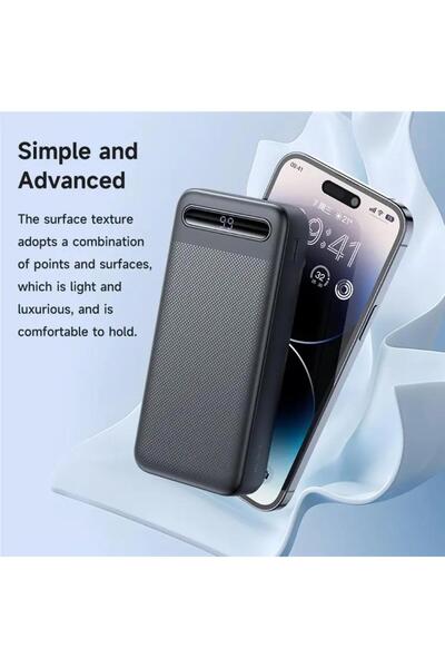 Mcdodo External Battery Star Series Digital Display 20000mAh, 10.5W, Black