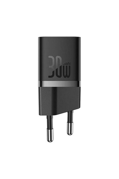 Baseus Gan5 Mini Fast Charger, Usb-c, 30w, Black