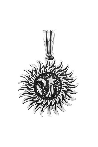 norsary Silver Galaxy Men's Necklace