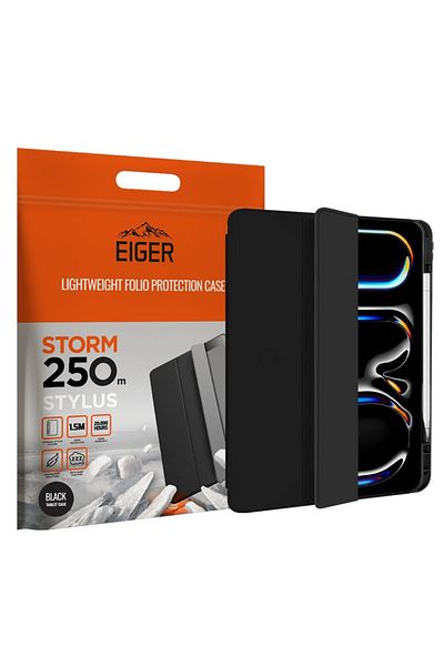 EIGER Case Storm 250m Stylus iPad Pro 13 (2024) Black