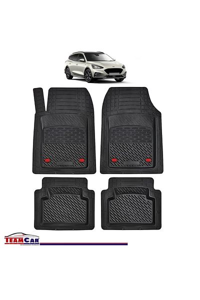 TEAMCAR ® Car Mats Tray Type Compatible With Ford Focus 4 Active Crossover (2018–2025)