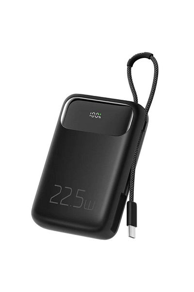 Mcdodo Acumulator Extern Digial Display 10000mAh, 22.5W, cablu Type-C inclus, Negru