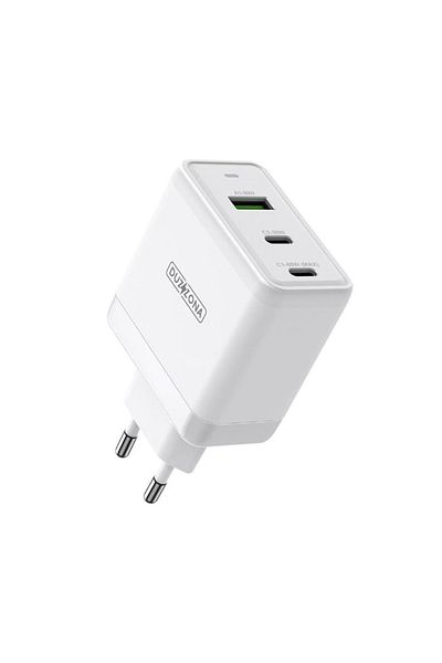 DUZZONA Incarcator Retea Gan Fast Charging Usb, 2x Type-c, 65w Alb