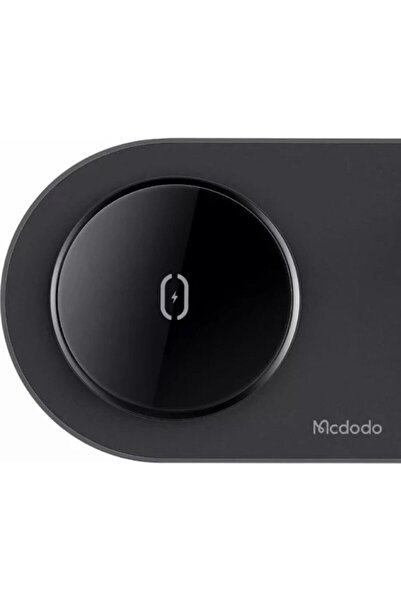 Mcdodo Incarcator Trio Wireless Charging Pad pentru telefon / TWS / Apple Watch, 15W, Negru