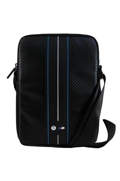 BMW 10 inch Tablet Bag Carbon Blue Stripes Black