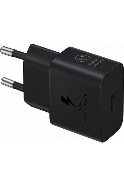 Samsung Incarcator Original Retea Super Fast Charging port USB Type-C, 25W, Negru