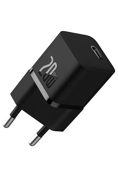Baseus GaN5 Mini Fast Charger, USB-C, 20W, Black
