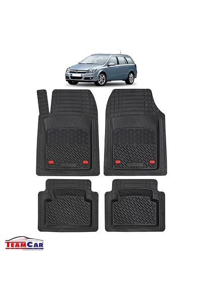 TEAMCAR ® Covorașe auto tip tavă compatibile cu Opel Astra H (Mk5) Combi, Caravan (2004–2010)