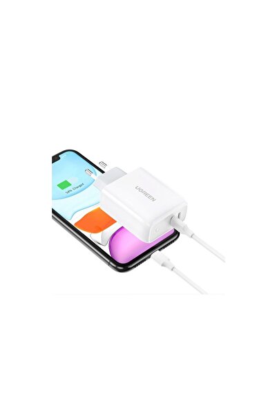 Ugreen Incarcator Priza Quick Charger 36W, 2 x USB 5V/3A, Alb