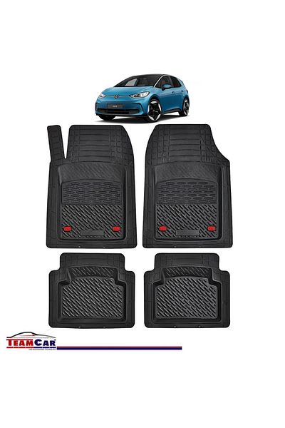 TEAMCAR ® Car Mats Tray Type Compatible With Volkswagen Id.3 2020–2024