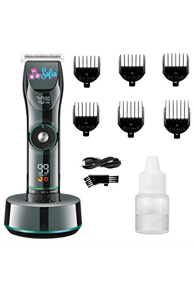 Sofia Concept Masina Profesionala de Tuns Barba/Parul Sofia CONCEPT®, 10 W, 2500mAh, Black-Grey