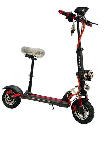 Winner sky Electric Scooter E10 Pro 1 with Meter Motor 1500W Battery 48V Red