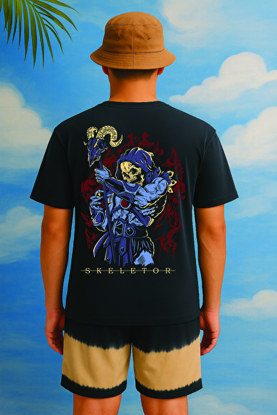 By Caspita Fashion Μπλουζάκι Lenithra He-Man Skeletor Anime με στάμπα Unisex ...