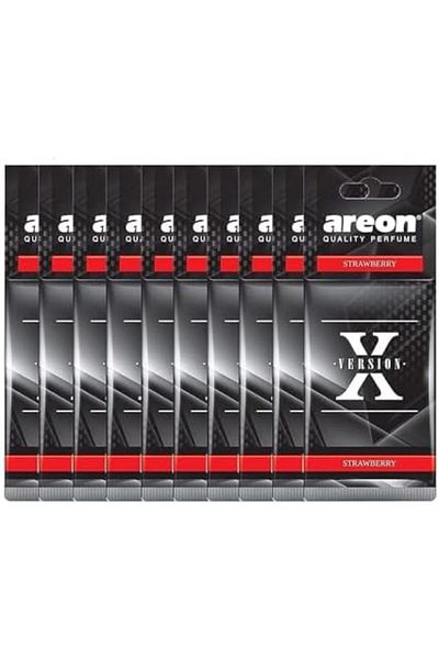 Areon - Air freshener X Version Strawberry - (Pack of 10)