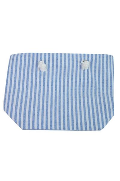 SyaMAG Blue-white beach bag, 52x18x35 cm