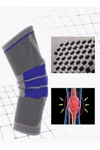 HALAMODO Adjustable Fitness Elastic Knee Support Brace Kneepad Patella Hole Sports Kneepad Safety Strap